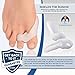 Dr. Frederick's Original Sport Bunion Pads - 4 ct - Temporary Bunion Corrector - Toe Separator Gel Cushion - Relief for Women & Men