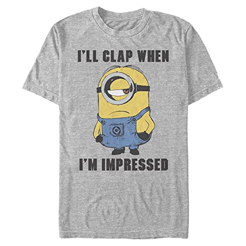 NBCU Universal Big & Tall Minions Unimpressed Men's Tops Short Sleeve Tee Shirt…