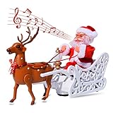 PUPPY GO Santa Claus Doll Elk Sled Toy, 2023