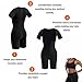 QUAFORT Full Body Shapewear Sauna Suit Neoprene Sweat Bodysuit Gym Shaper with Sleeve