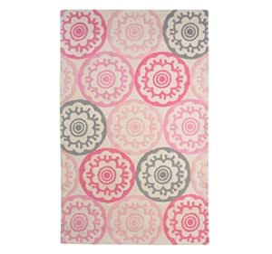 Amazon.com : Dwellstudio Rug, Zinnia Rose : Nursery Rugs : Baby