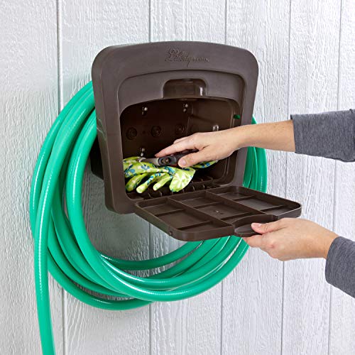 Liberty Basics 501 Garden Hose Hanger w/Storage Compartment - Thumbnail 6