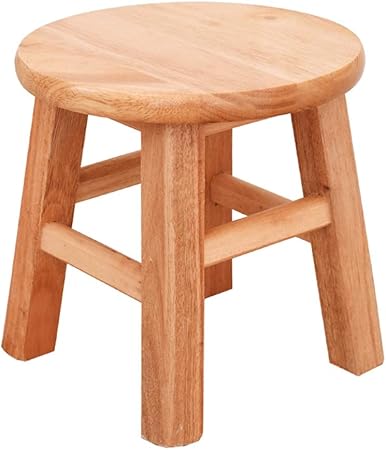 ADDS Asiento De Silla De Taburete De Madera, Banco Redondo De Madera