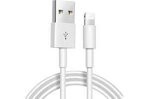 Cabo USB para Lightning Reforçado 1M, Compatível com iPhone 6 7 8 X Xs 11 Se 12 Xr 13 14 Pro Max – Carregamento Turbo e Transferência de Dados