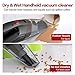 Handheld Vacuum,GOOVI Hand Vacuum Cordless with Rechargeable Quick Charge, Lightweight Hand Vac Portable Hand Held Vacuum Cordless for Home, Kitchen, Car Cleaning