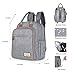 Diaper Bag Backpack, FIVEMAX Multifunction Travel Back Pack Maternity Baby Nappy Changing Bags, Large Capacity Waterproof & Dustproof, Gray