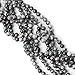 Qiwan 45PCS 8mm Black Network zebra Stripes Natural Stone Beads For Jewelry Making DIY Bracelet Necklace 1 Strand 15