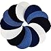 EBOOT 4 Colors 12 Pieces Iron on Patches Iron on Denim Cotton Patches Iron-on Repair Kit, 5 by 3.9 Inch