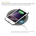 Antye Qi Wireless Charger for iPhone 6 Plus / 6S Plus, Including Wireless Charging Receiver Case and (Sleep-Friendly) Wireless Charging Pad, Black
