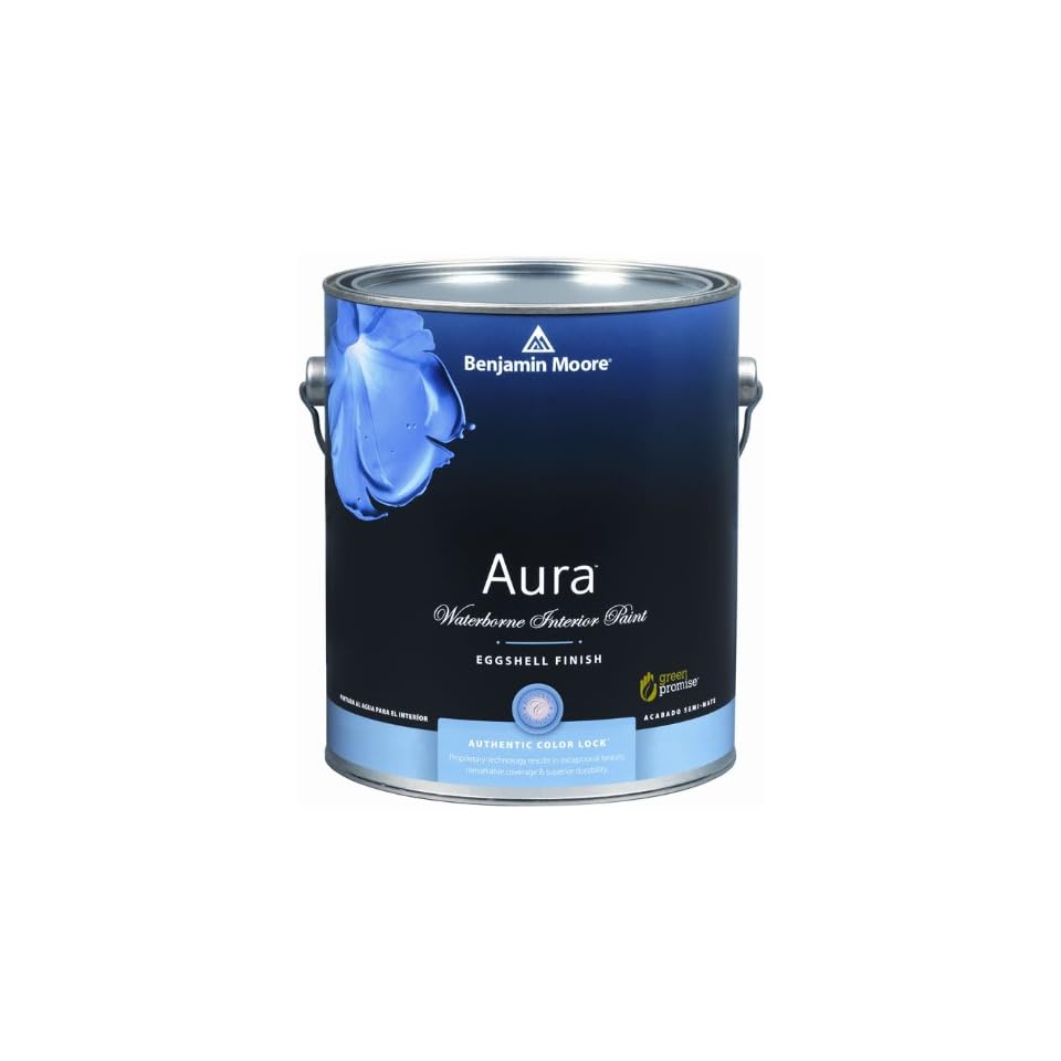 Benjamin Moore Aura Waterborne Interior Paint Eggshell Finish Gallon on
