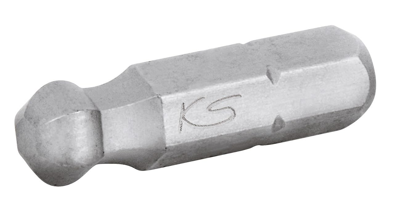 KS Tools 911.7837 1/4'' Bit Hexagon with Ball end, 25mm, 3,5mm
