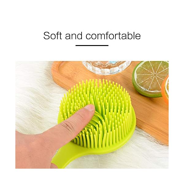 Ithyes Silicone Body Brush, Bath Brush Back Scrubber Long Handle Bath Shower Brush with Ultra Soft Bristles,Non-Slip…