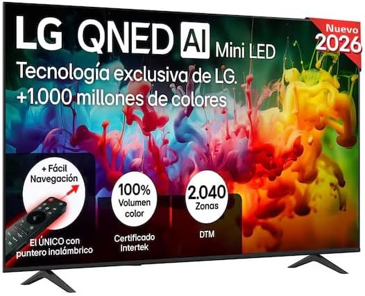 75QNED70B6A - Smart TV QNED MiniLED AI 75" 4K Sin Reflejos 94%, 2026