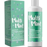 Volumizing Shampoo for Dandruff & Hair Loss with Peppermint Oil for Hair Growth + Lice Repellent - Natural Clarifying Shampoo for Oily Hair & Scalp - Tea Tree Dandruff Treatment for Women & Men