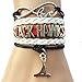 Blackhawks Hockey Bracelet Friendship Wrap Leather Gift