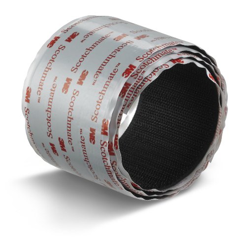 3M Fastener SJ3526N Hook Black, 1 in x 50 yd 0.15 in (3.8mm) Engaged Thickness (Pack of 1)