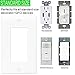ENERLITES Decorator Light Switch or Receptacle Outlet Wall Plate, Size 2-Gang 4.50