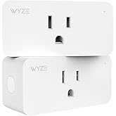 Wyze Plug, 2.4GHz WiFi Smart Plug, Works with Alexa, Google Assistant, IFTTT, No Hub Required, Two-Pack, White