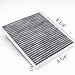 Ease2U HYUNDAI Elantra Cabin Air Filter, for HYUNDAI Tucson, HYUNDAI Veloster, HYUNDAI Accent, Genesis Coupe, KIA, Forte, Rio, Rondo, Sportage, Activated Carbon