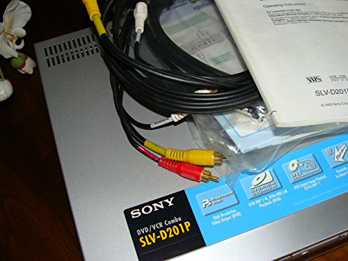 4 Sony+SLV+D201P+Progressive+Scan+DVD+VCR+Combo