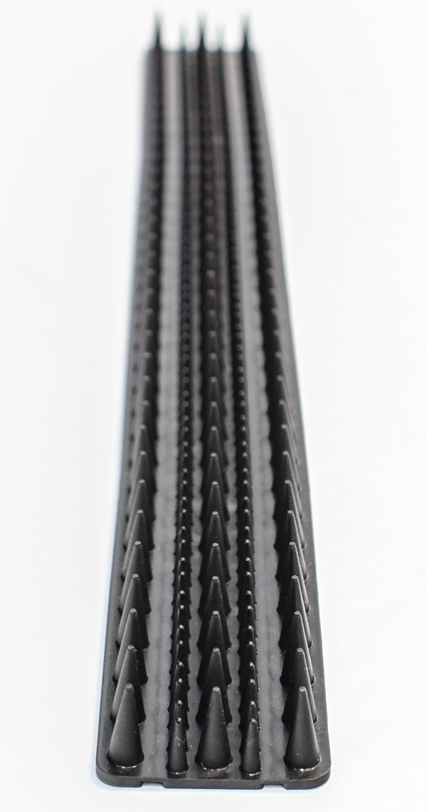 Primrose Fence Spikes - Cat Garden Wall Security Anti Climb Detterent Spike Strips - Black - Pack of 8