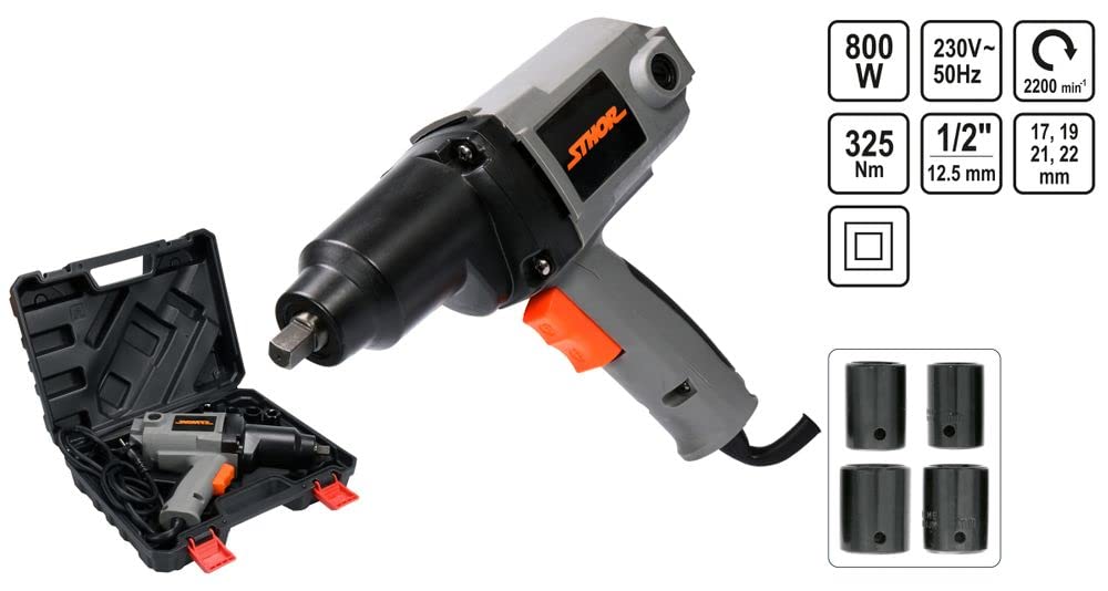 STHOR 57091-800w / 325nm Electric Wheel Wrench