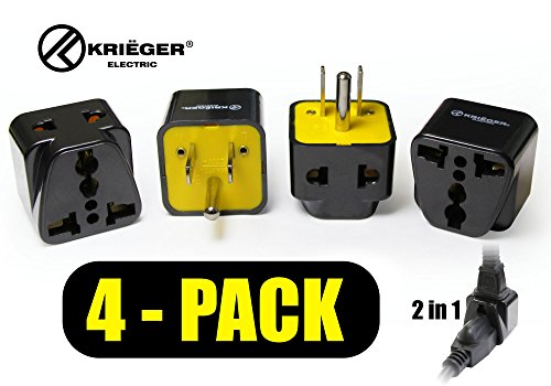 Krieger Plug Adapters (2-in-1 American/Japan (Type B))