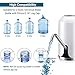 Water Bottle Pump USB Charging Drinking Water Pump Dispenser for Universal 5 Gallon Bottle Wireless and Portable for Home Kitchen Office