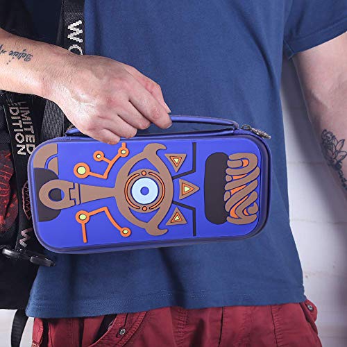 Kj Kayji Switch Zelda Carrying Case Compatible Nintendo Switch Sheikah Slate Silicone Embossed Case With Screen Protector And 2 Thumb Grip For Nintendo Switch Joy Con Cable And More Accessories Pricepulse
