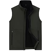 Msmsse Men's Outerwear Lightweight Vest Standing Collar Puffer Sleeveless Jacket for Hiking Running Golf