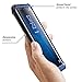 i-Blason Ares Full-Body Rugged Clear Bumper Case with Built-in Screen Protector for Samsung Galaxy S8+ Plus 2017 Release, Black/Blue
