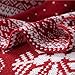 Bedsure Christmas Holiday Knitted Woven Throw Blanket Red and White Super Soft Plush Warm Winter Blanket for Bed, Couch and Gifts, 50 x 60 inches