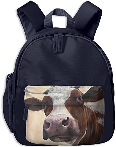 Vintage Oxen Cow Kids Mini Shoulder Backpack Children Bookbag