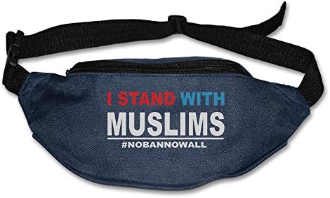 I Stand With Muslims Super Lightweight Passport Holder Waist Pack For Workout