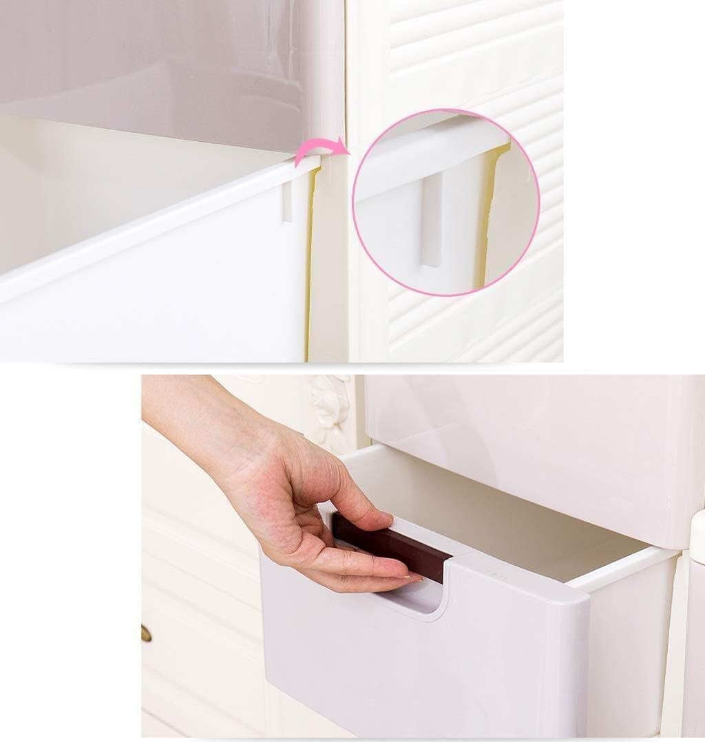 Wyyggnb Storage Tower Storage Drawers, Bathroom Chest of Drawers, Crack Snack Plastic Storage Box Living Room (Size : 204084CM): Home & Kitchen
