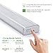 Under Cabinet Light, LOFTER Rechargeable 56-LED Wireless Motion Sensor LED Night Light for Bedroom, Wardrobe, Closet, Garage, Laundry Emergency Lighting with 2400mAh Battery (Warm White)