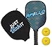 Apollo Pickleball Paddle with 2 Pickleballs | Lightweight Premium Graphite/Carbon Fiber | Meets USAPA Specifications