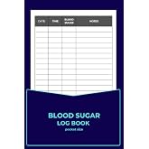 Blood Sugar Log Book pocket size: Simple Daily Diabetic Glucose Tracker Journal | Blood Sugar, Diabetes, Monitoring Diary