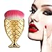 Start 4PC/Set Gold Brush Fish Scale Fishtail Powder Foundation Makeup Cosmetic All Shapes Brush