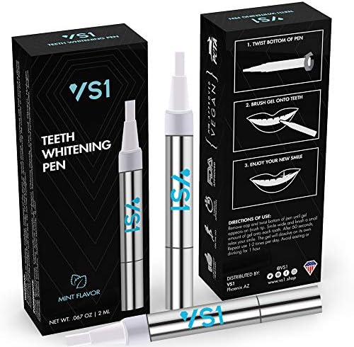 (2-Pack) VS1 Teeth Whitening Pen, Whitening Treatments, No Sensitivity. MADE IN USA! 35% Carbamide Peroxide (2-Pack)