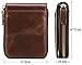 BULLCAPTAIN Mens Leather Zipper Wallet RFID Blocking Bifold Secure Vintage Zip Around Multi Credit Card Holders