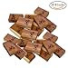 Closet Essentials - Fresh Red Cedar Blocks moth protection Storage Accessories 1- Pack ( 20 Blocks Wiht 5 Hang Bag )