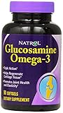 Natrol Omega-3 Glucosamine Softgels, 90 Count (Pack of 2)
