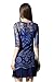 Tuliplazza Women's Floral Embroidery Tulle Lace Cocktail Prom Party Dress