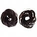 FESHFEN Scrunchy Scrunchie Hairpieces Elastic Messy Hair Bun Ponytail Hair Extensions Wig Drawstring-4# Medium Brown