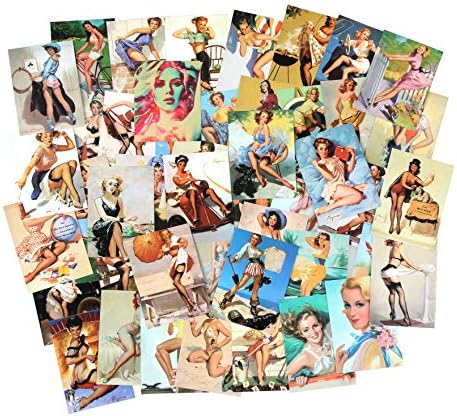 Sticker Decals - PIN-UP Girls Laptop Vinyl Stickers Car Sticker for Snowboard Motorcycle Bicycle Phone Mac Computer DIY Keyboard Car Window Bumper Wall Luggage Decal Graffiti Patches