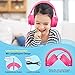 Kids Headphones, Gorsun Lightweight Stereo Foldable Wired Headsets for Kids Adults Adjustable Headband Headset for Cellphones iPhone Laptop Computer Mp3/4 Earphones(Pink)