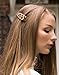 Leopard Print Fashion Hair Clips| Rhinestone Cheetah | Woman's Barrette Accessories | 90's Fashion Alligator Hairpins | Bobby Pins | Large & Small | Silver Gold Black | Pasador |