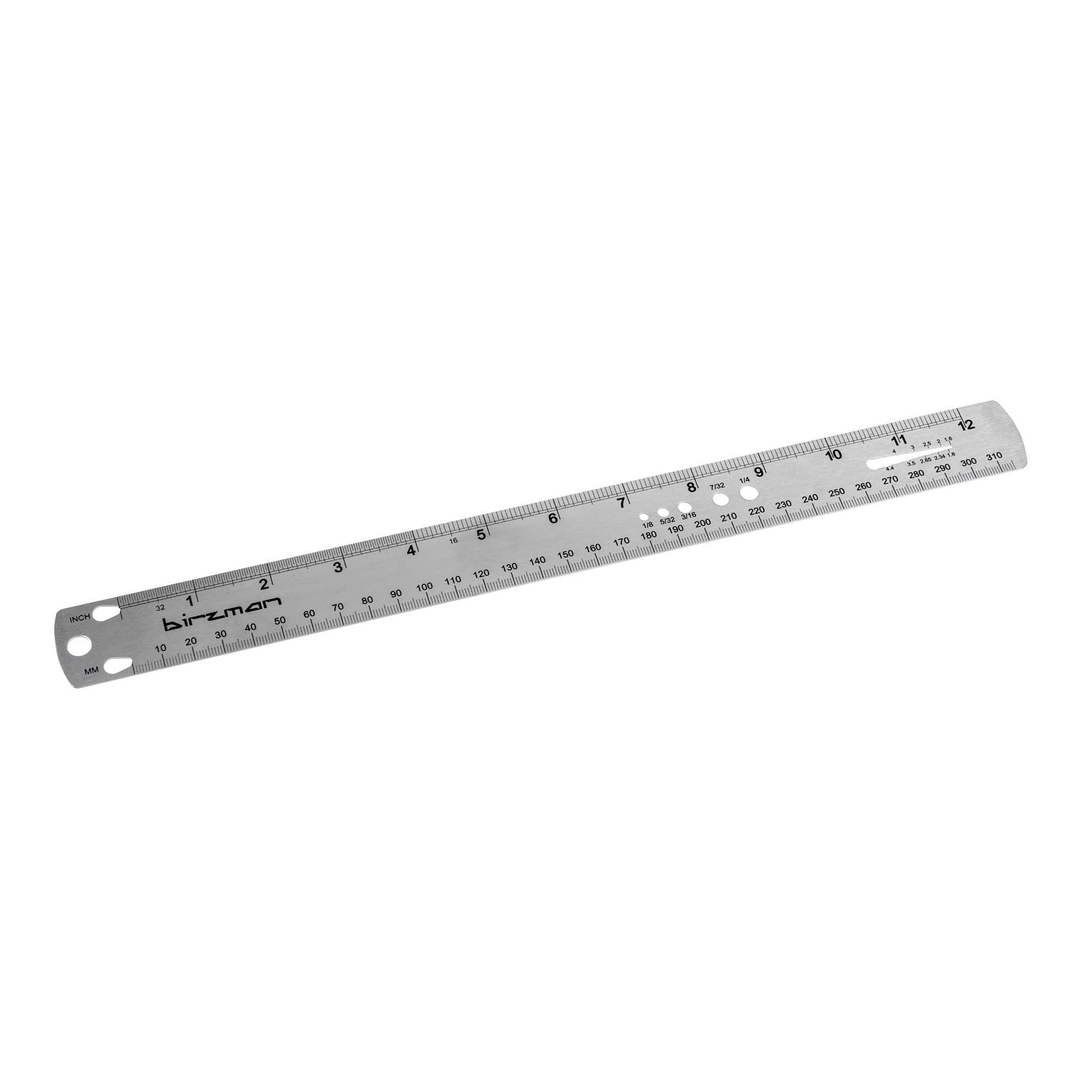 Birzman Spoke Ruler - Precision Wheel Building Tool for Bike Mechanics, Accurate Spoke Length Measuring, Durable and Lightweight Design