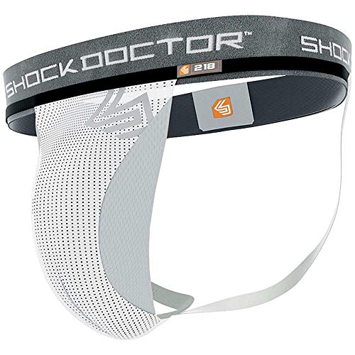 Photo 1 of Shock Doctor Men's 228 Athletic Supporter Jockstrap, White, Adult: Medium